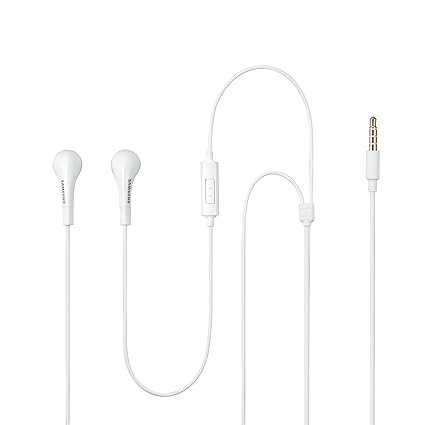 Samsung Ehs64 Ehs64Avfwecinu Hands-Free Wired In Ear Earphones With Mic With Remote Note (White)