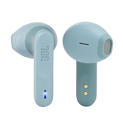 JBL Newly Launched Wave Flex in-Ear Wireless Earbuds TWS with Mic,App for Custom Extra Bass EQ, 32Hrs Battery, Quick Charge, IP54 Water & Dust Proof, Ambient Aware, Talk-Thru,Google FastPair (Mint)