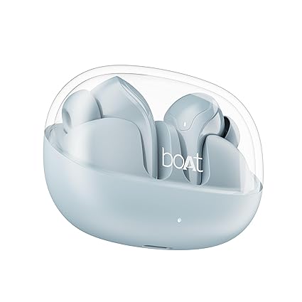 boAt Airdopes 311 Pro Truly Wireless in Ear Ear Buds w/Up to 50 HRS Playtime, Dual Mics with ENx™ Tech, 50 ms Low-Latency Beast™ Mode, ASAP™ Charging, IWP™ Tech(Dusk Blue)