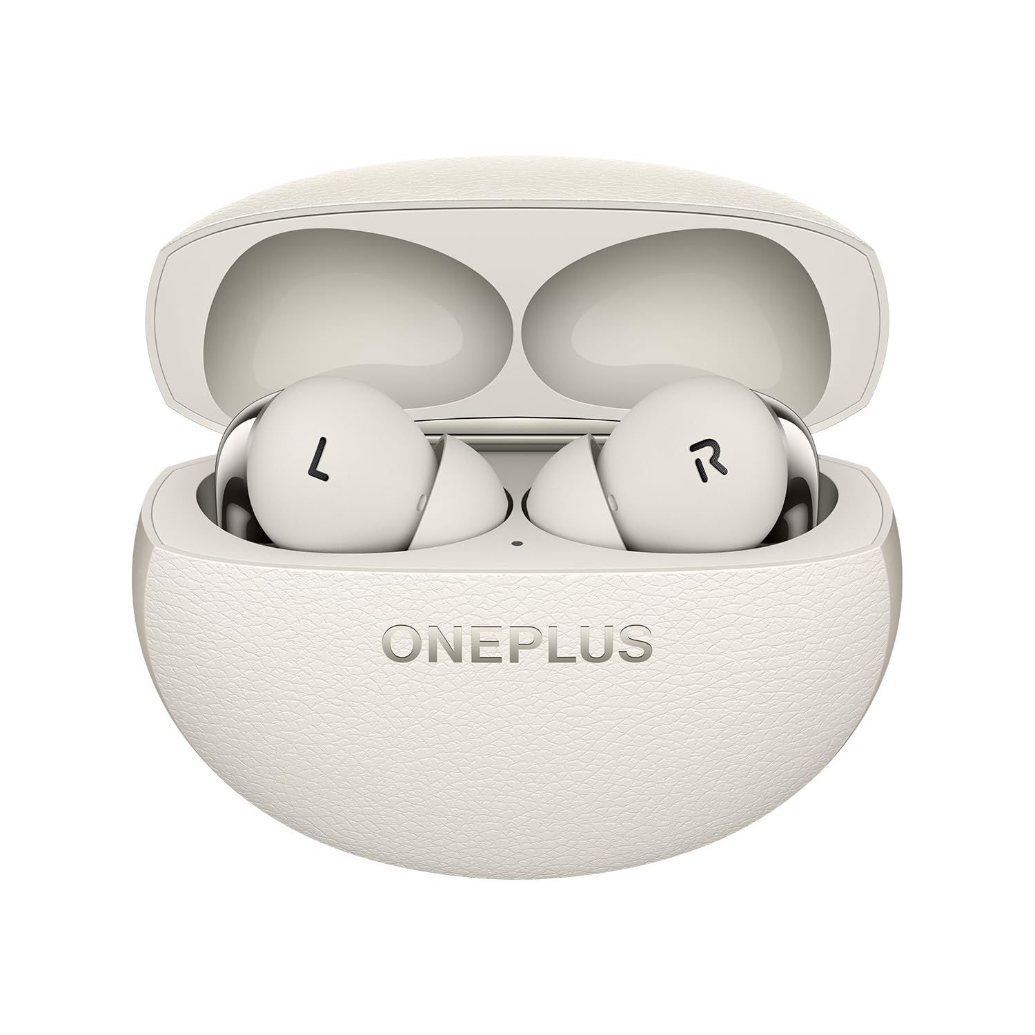 OnePlus Buds Pro 3 Bluetooth TWS in-Ear Buds - Dual Drivers, Dual DACs, Dynaudio EQs, Up to 50dB Adaptive Noise Cancellation, Up to 43Hrs Battery [Lunar Radiance]